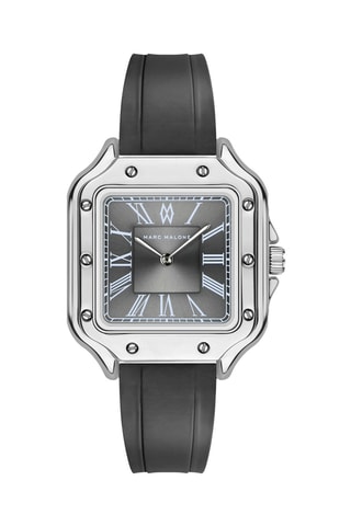 Montre à quartz en silicone - Noir - Marc Malone