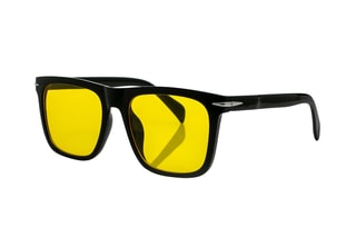 Lunettes de soleil mixte - Jaune et noir