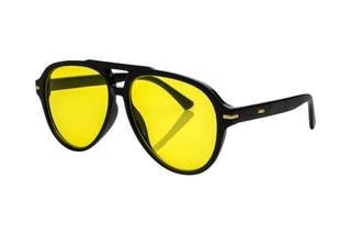 Lunettes de soleil mixte - Jaune et noir