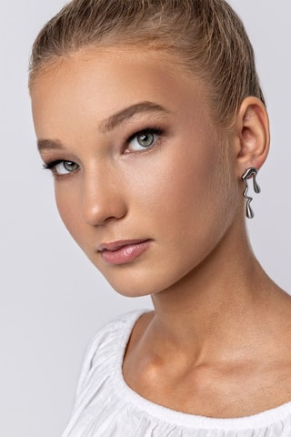 Boucles d'oreilles Averie - Argenté