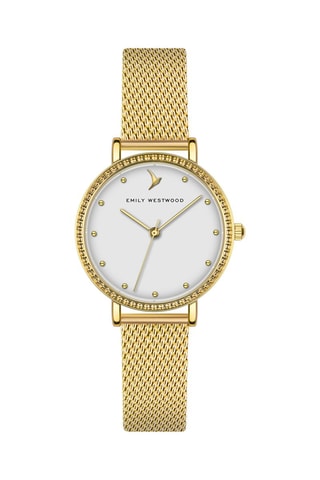 Montre à quartz en acier - Doré - Emily Westwood