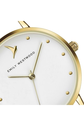 Montre à quartz en acier - Doré et blanc - Emily Westwood