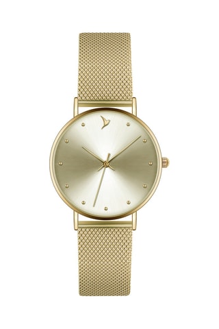 Montre à quartz en acier - Doré - Emily Westwood