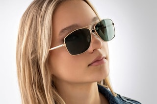 Lunettes de soleil polarisées mixte - Doré et vert