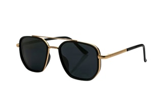Lunettes de soleil polarisées mixte - Doré et noir