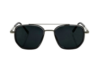 Lunettes de soleil polarisées mixte - Argenté et noir