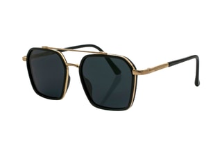Lunettes de soleil polarisées mixte - Doré et noir