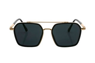 Lunettes de soleil polarisées mixte - Doré et noir