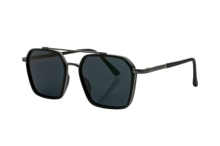Lunettes de soleil polarisées mixte - Anthracite et noir