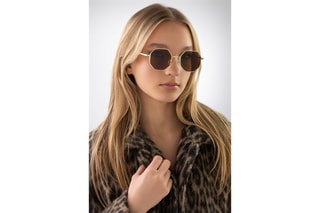 Lunettes de soleil mixte - Doré