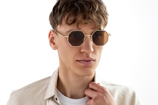Lunettes de soleil mixte - Doré