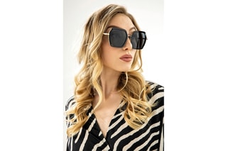 Lunettes de soleil mixte - Catégorie 3 - Noir et doré