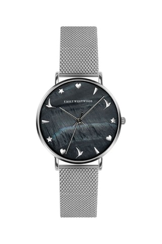 Montre à quartz en acier et nacre - Emily Westwood