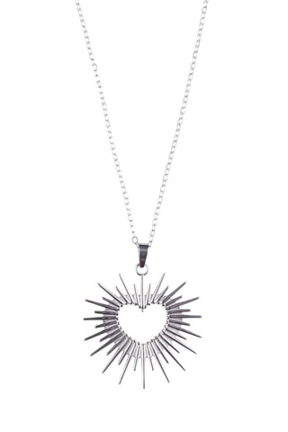 Collier - Plaqué or blanc