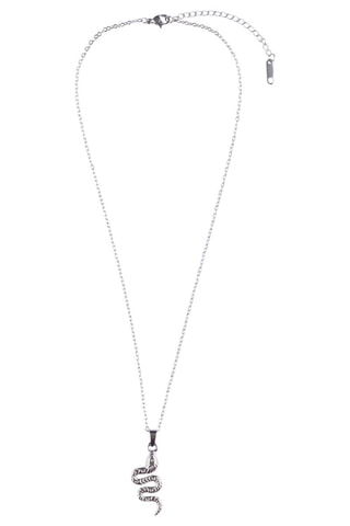 Collier - Plaqué or blanc