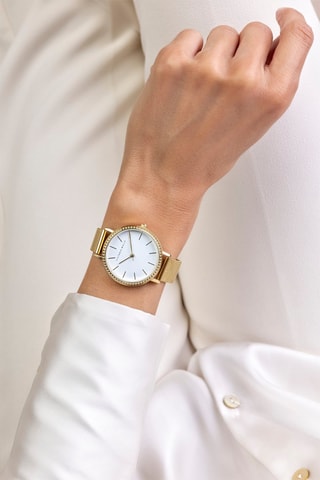 Montre à quartz en acier - Doré - Victoria Walls