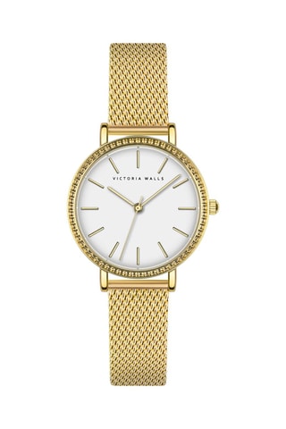 Montre à quartz en acier - Doré - Victoria Walls