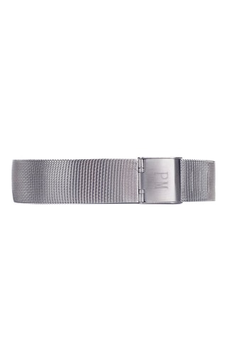 Montre à quartz en acier - Argenté et blanc - Paul McNeal