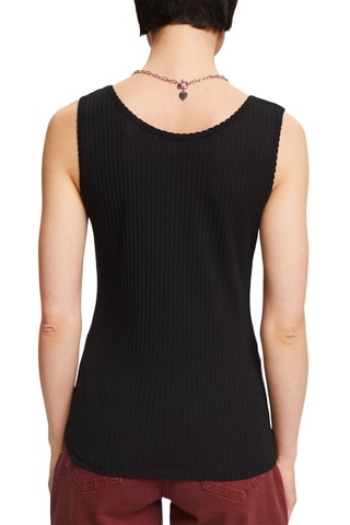 Camisola de alças Preto