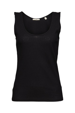 Camisola de alças Preto