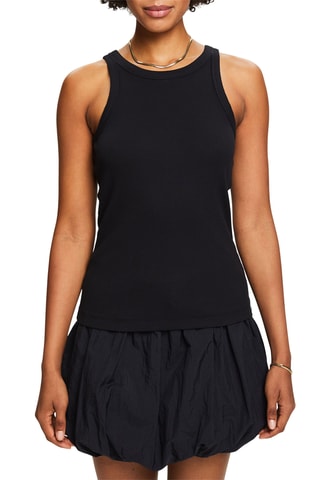 Camisola de alças - Preto