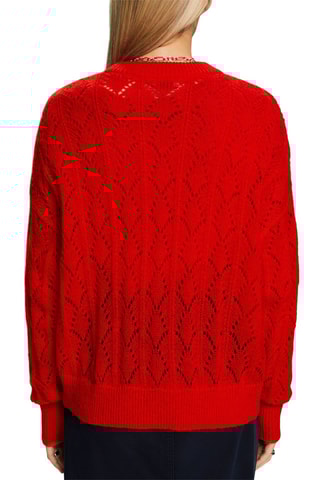 Camisola em lã e mohair - Vermelho
