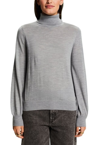 Camisola de lã - Cinzento mesclado