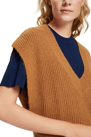 Camisola sem mangas - Camel
