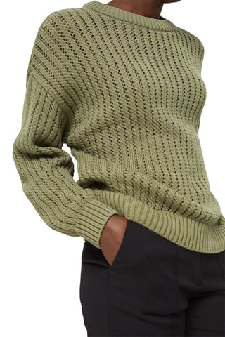 Camisola em algodão biológico - caqui