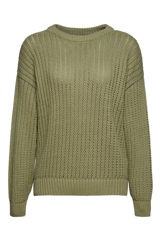 Camisola em algodão biológico - caqui