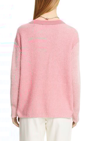 Camisola em lã e alpaca - Rosa