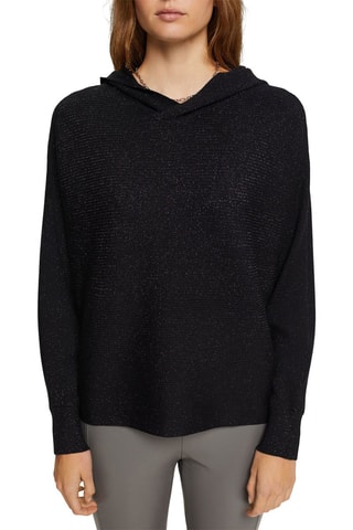 Camisola com capuz - Preto