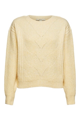 Camisola em algodão biológico Amarelo