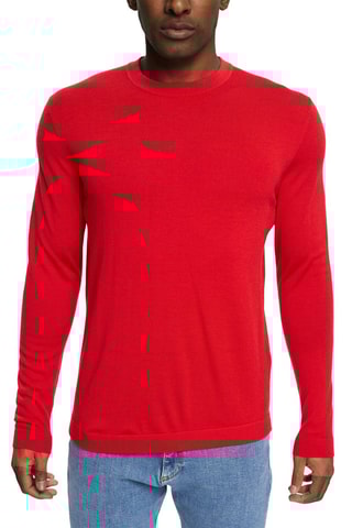 Camisola em lã Vermelho