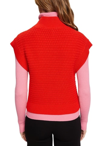 Camisola sem mangas Vermelho