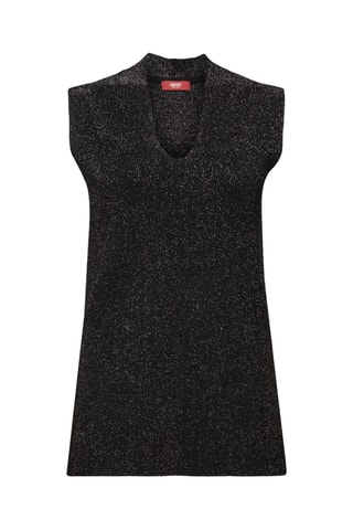 Camisola sem mangas - Preto