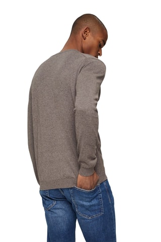 Camisola em algodão biológico e lã - Toupeira mesclado