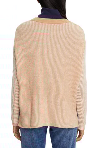 Camisola em lã e alpaca - Bege