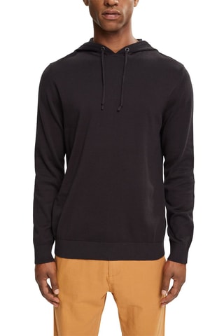 Camisola com capuz - Preto