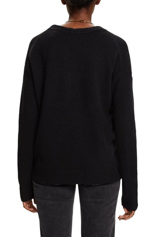 Camisola de lã - Preto