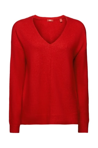 Camisola de lã - Vermelho