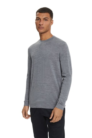 Camisola de lã - Cinzento-escuro mesclado