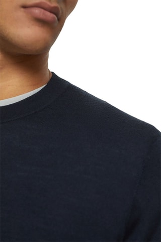 Camisola de lã - Azul-marinho