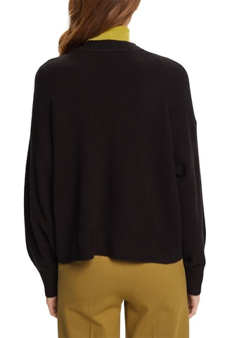Camisola de lã - Preto