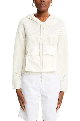 Camisola com capuz - Branco