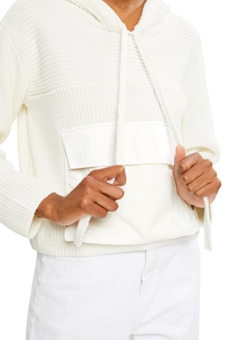 Camisola com capuz - Branco
