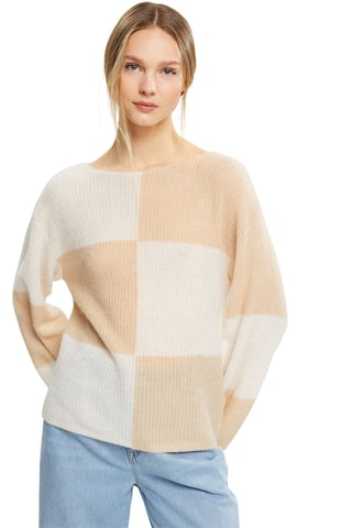 Camisola em lã e alpaca - Bege