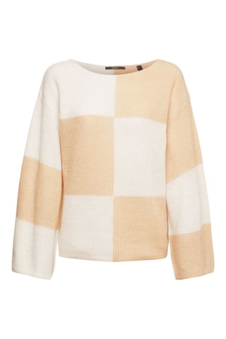 Camisola em lã e alpaca - Bege