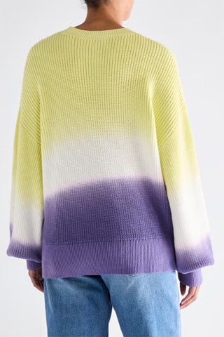 Camisola dip and dye - Verde-claro