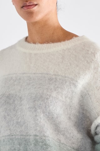 Camisola em lã e alpaca - Branco
